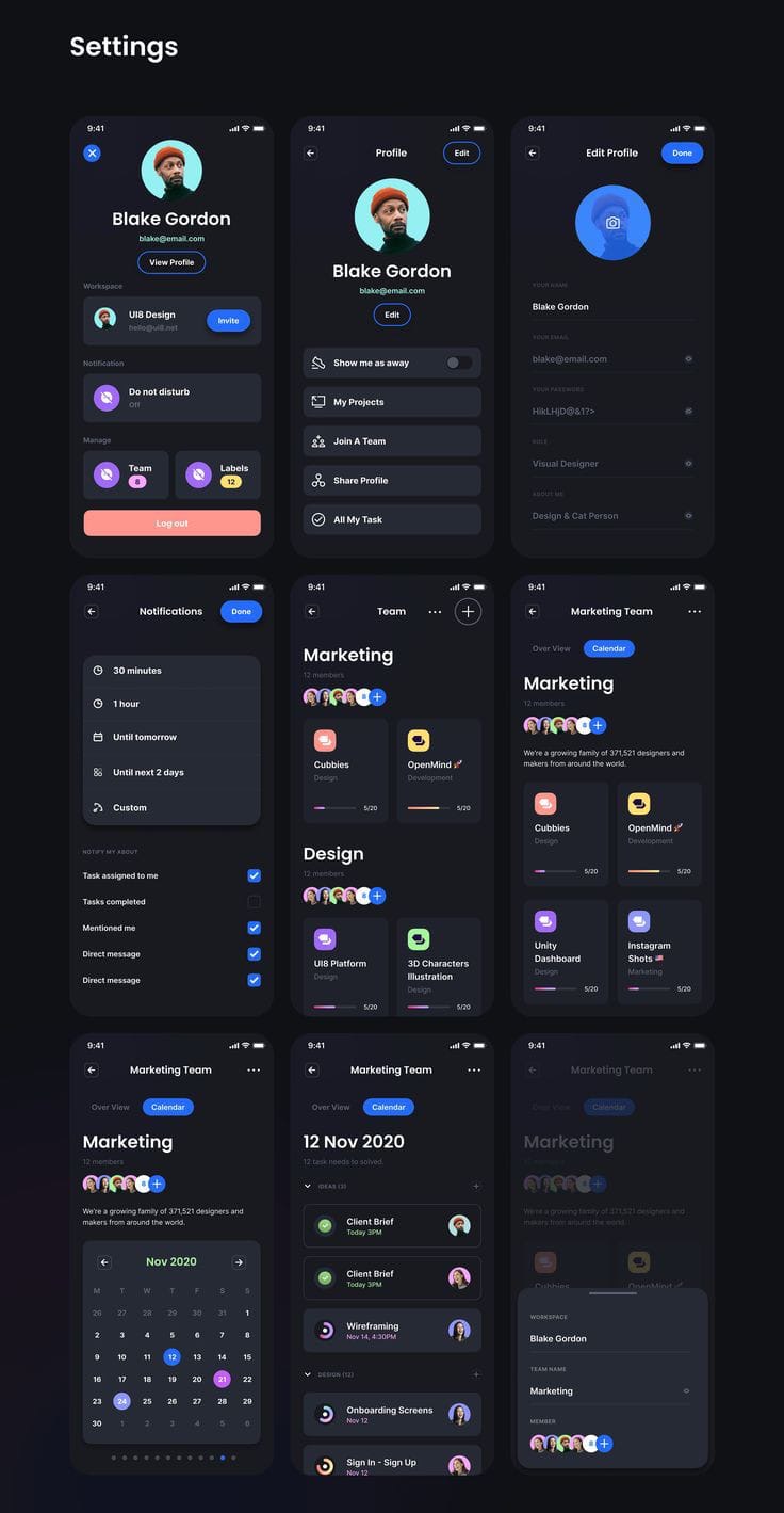 UX UI kit dorizon CMS